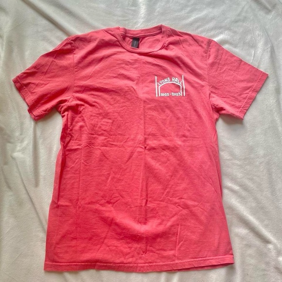 Tops - Notre Dame Lyons Hall pink shirt